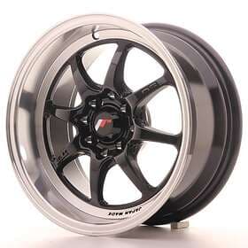 Japan Racing TFII Gloss Black 7.5x15 4/100/114.3 ET10 CB73.1