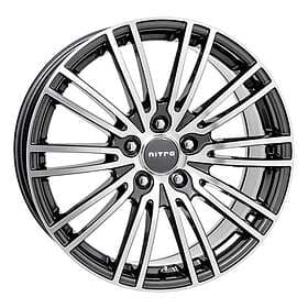 Nitro Wheels Turismo FF Gloss Gunmetal Polished 9x19 5/120 ET47 CB72.5