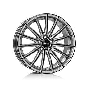 Brock Wheels B36 Crystal Silver Black 7.5x17 5/114.3 ET38 CB72.6