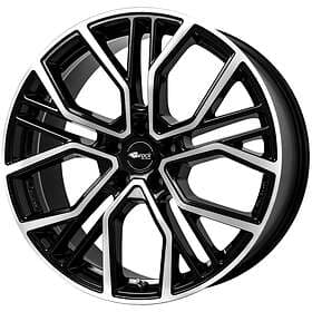 Brock Wheels RC34 Black Full Polish 8.5x20 5/114.3 ET35 CB64.2