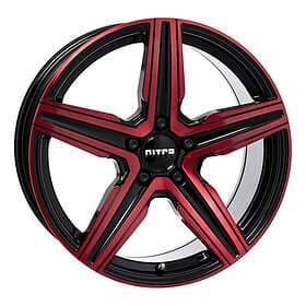 Nitro Wheels Spark Gloss Black Red 8.5x20 5/112 ET45 CB66.5