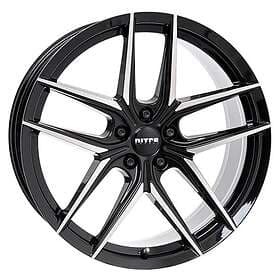 Nitro Wheels Throne FF Black Polished 9.5x22 5/112 ET35 CB66.4