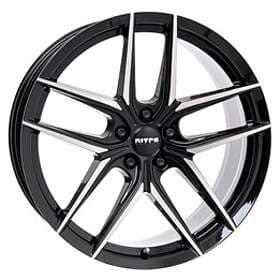 Nitro Wheels Throne FF Black Polished 9.5x22 5/112 ET42 CB66.4