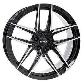 Nitro Wheels Throne FF Black Polished 10x20 5/112 ET40 CB66.4