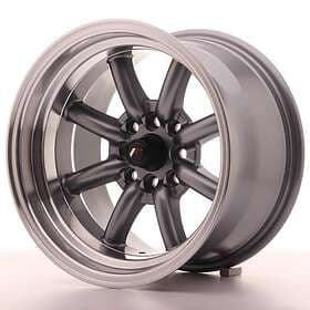 Japan Racing JR19 Gun metal 9x15 4/100/114.3 ET-13 CB73.1