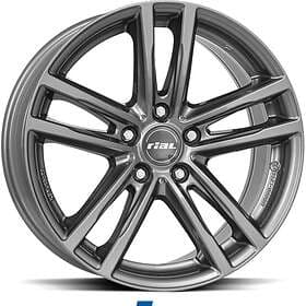 Rial X10 Metal Grey 7x16 5/112 ET52 B66.7