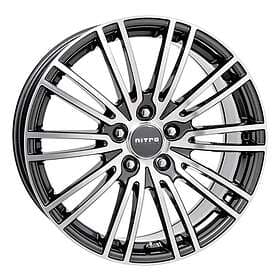 Nitro Wheels Turismo FF Gloss Gunmetal Polished 11x20 5/130 ET58 CB71.5