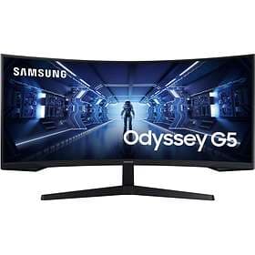 Samsung Odyssey G5 C34G55TWW 34" Ultrawide Välvd Gaming WQHD