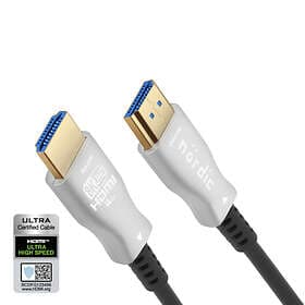 NÖRDIC Active Certifierad AOC HDMI - HDMI Ultra High Speed 10m