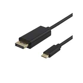 Deltaco 21,6Gbps USB C - DisplayPort 1m