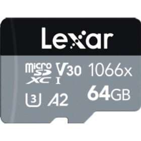 Lexar Professional microSDXC Class 10 UHS-I U3 V30 A2 1066x 64GB