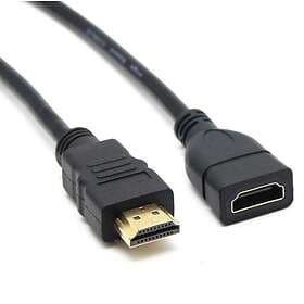 NÖRDIC HDMI - HDMI High Speed with Ethernet M-F 2m