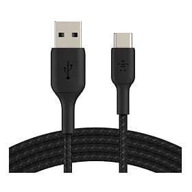 Belkin Boost Charge Braided 2,4A USB A - USB C 2.0 0,15m