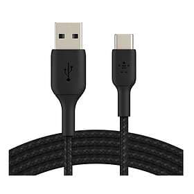 Belkin Boost Charge Braided 2,4A USB A - USB C 2.0 3m