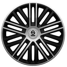 Sparco Bergamo 15" Svart/Silver 4st