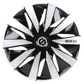Sparco Lazio 13" Silver/Svart 4st