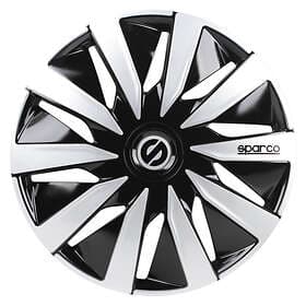 Sparco Lazio 16" Silver/Svart 4st