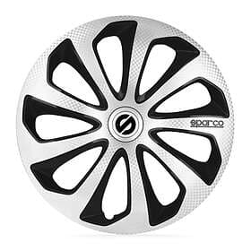 Sparco Sicilia 14" Silver/Svart Kol 4st