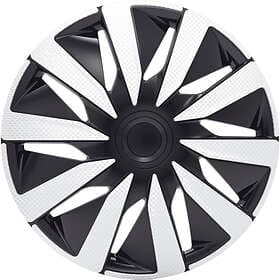 J-Tec Lazio 14" Silver/Svart Kol 4st