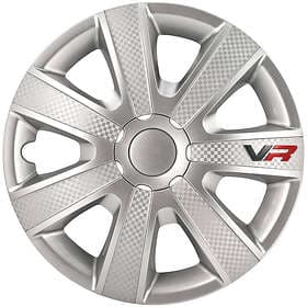Auto-Style VR 13" Silver/Kol/Logo 4st