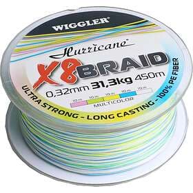 Wiggler Hurricane X8 Braid 0.38mm 450m