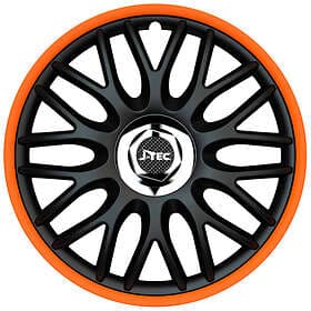 J-Tec Order R 16" Svart/Orange 4st