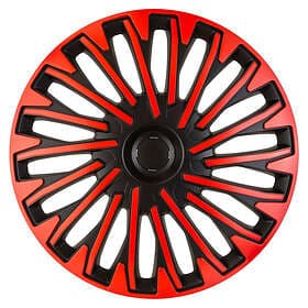 Auto-Style Soho 14" Svart/Röd 4st