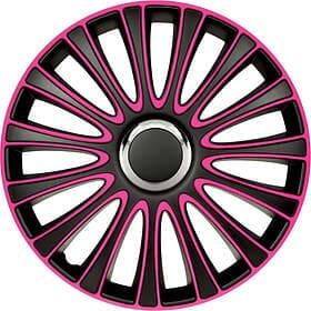 Auto-Style LeMans 14" Svart/Rosa 4st