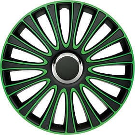 Auto-Style LeMans 17" Svart/Grön 4st
