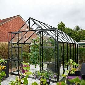 Halls Magnum Växthus 11,5 m² (Aluminium/Glas)