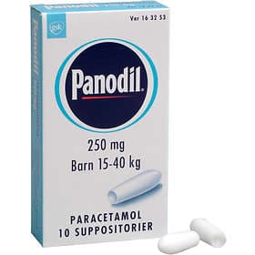 Panodil 250mg 10 Suppositorier