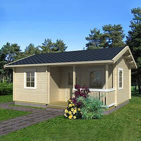 Palmako Stuga Sandra 21.5+3.7 m²