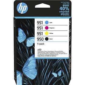 HP 950 (Svart) + 951 (Cyan/Magenta/Gul)