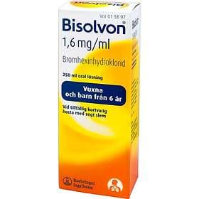 Bisolvon Flytande 1,6mg/ml 250ml Flaska