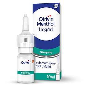 Otrivin Menthol Nässpray 1mg/ml 10ml