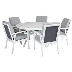 Brafab Grupp Samvaro Ø140cm (inkl. 5st stolar)