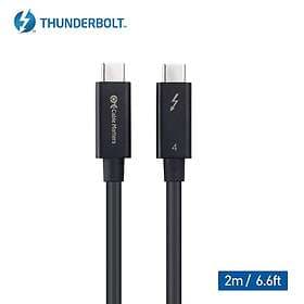 NÖRDIC Certifierad 40Gbps USB C Thunderbolt 4 - Thunderbolt 4 2m