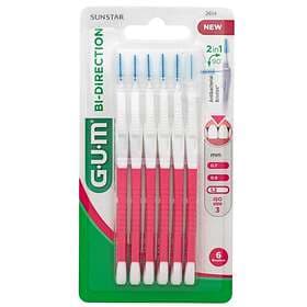 GUM  Bi-Direction 1,2mm 6-pack (Mellanrumsborste)