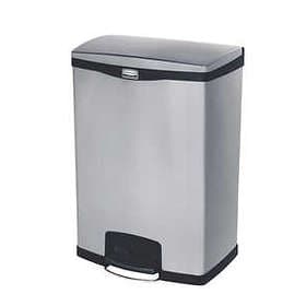 Rubbermaid Slim Jim Metal Bin 90L