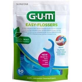 GUM  Easy-Flossers 50-pack (Tandtrådsbyglar)