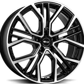 Brock Wheels B41 Black Full Polish 8.5x21 5/112 ET19 CB66.6