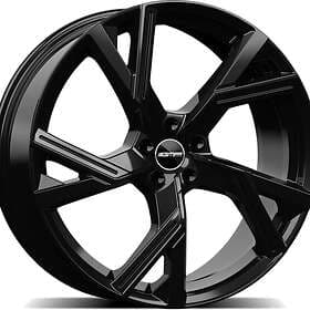 GMP Angel Glossy Black 10x22 5/112 ET26 CB66.6