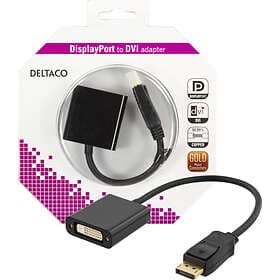 Deltaco DVI-D Single Link - Displayport F-M Adapter