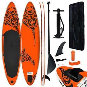 vidaXL Inflatable SUP Paddleboard Set 320x76x15cm