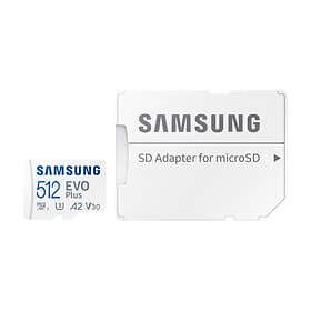 Samsung Evo Plus microSDXC MC512KA Class 10 UHS-I U3 V30 A2 512GB