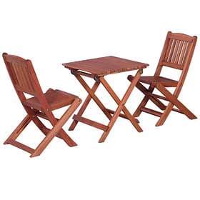 vidaXL 3 Piece Bistro Set for Children Solid Eucalyptus Wood