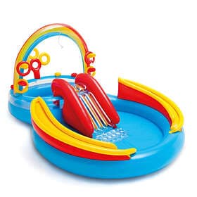 Intex Inflatable Pool Rainbow Ring Play Center 297x193x135cm