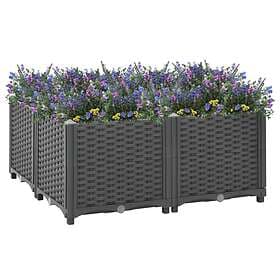 vidaXL Raised Bed 80x80x38 cm Polypropylene