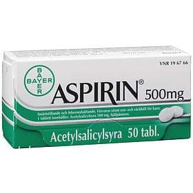 Aspirin 500mg 50 Tabletter