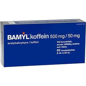 Bamyl Koffein 500mg/50mg 2x25 Tabletter